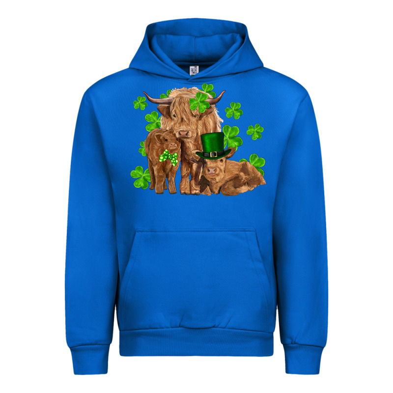 St Patrick's Day Cow Family Urban Hoodie by RanaPortraitStore | Teevron