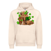 Sandshell st patrick's day cow family Urban Hoodie - RanaPortraitStore