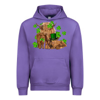Tulip st patrick's day cow family Urban Hoodie - RanaPortraitStore