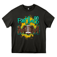 Asphalt Football Mom Mother's Day Heavy Core Tee - HowdyJamesFarm
