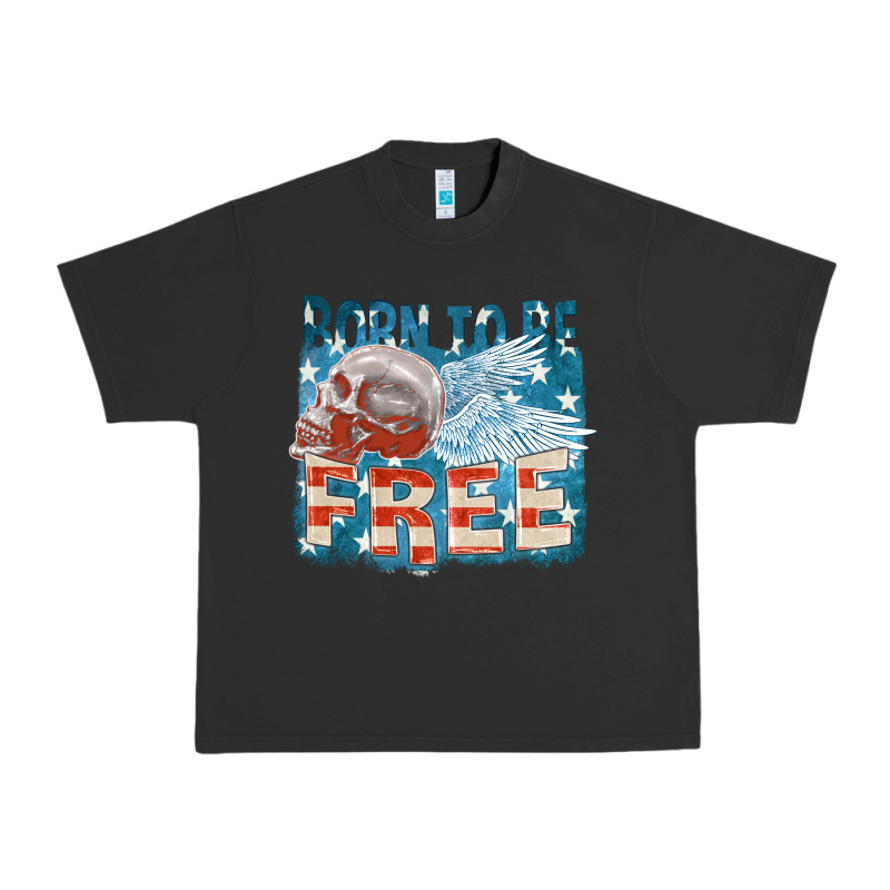 Born To Be Free Urban Heavy Tee by FaDigitalArtStudio | Teevron