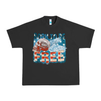 Pigment Black Born to be free Urban Heavy Tee - FaDigitalArtStudio