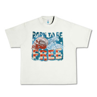 Pistachio Born to be free Urban Heavy Tee - FaDigitalArtStudio