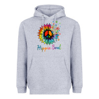 Daisy Peace Sign Hippie Soul Retro Hippie Flower Lovers T Shirt Heavyweight Hoodie | Teevron