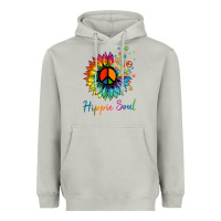 Moon Dust daisy peace sign hippie soul retro hippie flower lovers t shirt Heavyweight Hoodie - baoMotion