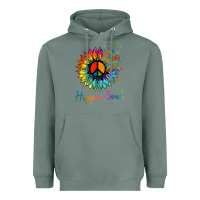 Sage daisy peace sign hippie soul retro hippie flower lovers t shirt Heavyweight Hoodie - baoMotion