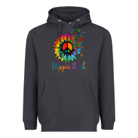 Smoke daisy peace sign hippie soul retro hippie flower lovers t shirt Heavyweight Hoodie - baoMotion