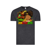 Vintage Black Little miss Juneteenth Vintage Tee - FaDigitalArtStudio