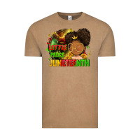 Vintage Coffee Little miss Juneteenth Vintage Tee - FaDigitalArtStudio