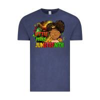 Vintage Denim Little miss Juneteenth Vintage Tee - FaDigitalArtStudio