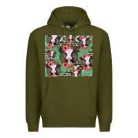 Army Green baby cow floral aztec tumbler Premium Hoodie - Jasminsmagicworld