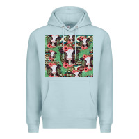 Blue Mist baby cow floral aztec tumbler Premium Hoodie - Jasminsmagicworld