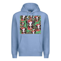 Colony Blue baby cow floral aztec tumbler Premium Hoodie - Jasminsmagicworld