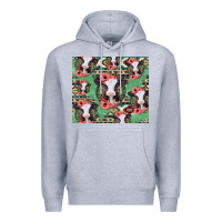 Heather Grey baby cow floral aztec tumbler Premium Hoodie - Jasminsmagicworld