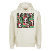 Oatmeal Heather baby cow floral aztec tumbler Premium Hoodie - Jasminsmagicworld