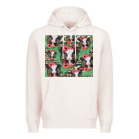 Pale Pink baby cow floral aztec tumbler Premium Hoodie - Jasminsmagicworld