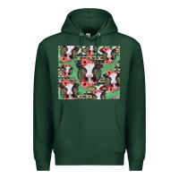 Sports Green baby cow floral aztec tumbler Premium Hoodie - Jasminsmagicworld