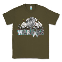 Army Green brain cancer warrior Classic Tee - CowGirlArtShop