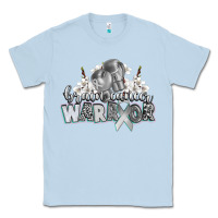 Dusty Blue brain cancer warrior Classic Tee - CowGirlArtShop