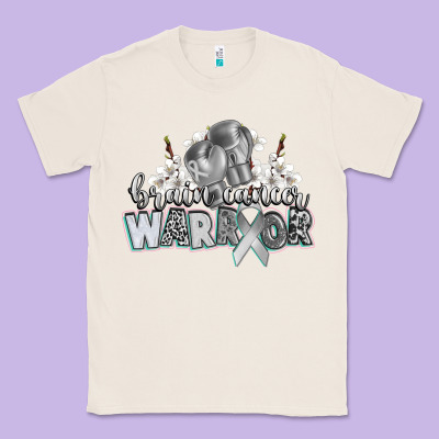 Brain Cancer Warrior Classic Tee Designed By Cowgirlartshop