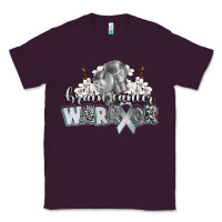 Plum brain cancer warrior Classic Tee - CowGirlArtShop