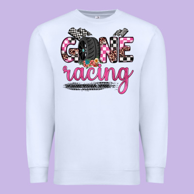Gone Racing Premium Sweatshirt Designed By Jahusdesignshop