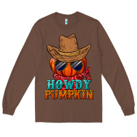 Chestnut howdy pumpkin Long Sleeve Tee - BundleAndBundleShop