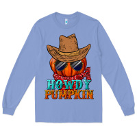 Howdy Pumpkin Long Sleeve Tee | Teevron