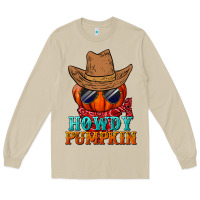 Mushroom howdy pumpkin Long Sleeve Tee - BundleAndBundleShop