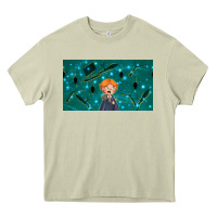 Mossy wizard boy and mouse Heavy Core Tee - TumblerDesignByShophia