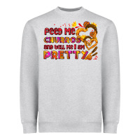 Heather Grey feed me churros and tell me i am pretty Heavyweight Sweatshirt - AdoDesignShop