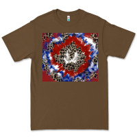 Cacao patriotic tie dye Premium Tee - CowGirlArtShop