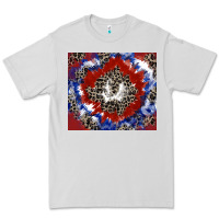 Dove Grey patriotic tie dye Premium Tee - CowGirlArtShop