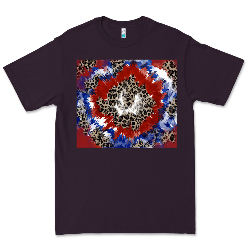 Patriotic Tie Dye Premium Tee by CowGirlArtShop | Teevron