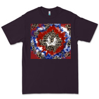 Plum patriotic tie dye Premium Tee - CowGirlArtShop