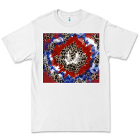 White patriotic tie dye Premium Tee - CowGirlArtShop