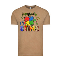 Vintage Coffee Everybody stims Vintage Tee - FaDigitalArtStudio