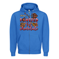 True Royal powered by chocolate Zipper Hoodie - AdoDesignShop