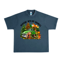 Midnight Navy St. Patricks Day hanging with my gnomies Urban Heavy Tee - FaDigitalArtStudio