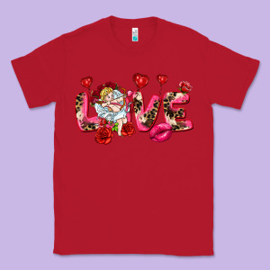 Love Valentine's Day Classic Tee Designed By Howdyjamesfarm