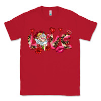 Red Love Valentine's Day Classic Tee - HowdyJamesFarm