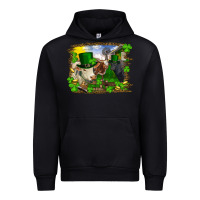 Black St patrick's day cows Urban Hoodie - RanaPortraitStore