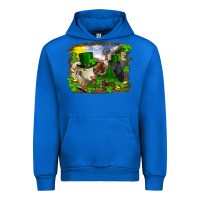 Cobalt St patrick's day cows Urban Hoodie - RanaPortraitStore