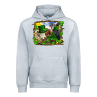 Heather Grey St patrick's day cows Urban Hoodie - RanaPortraitStore