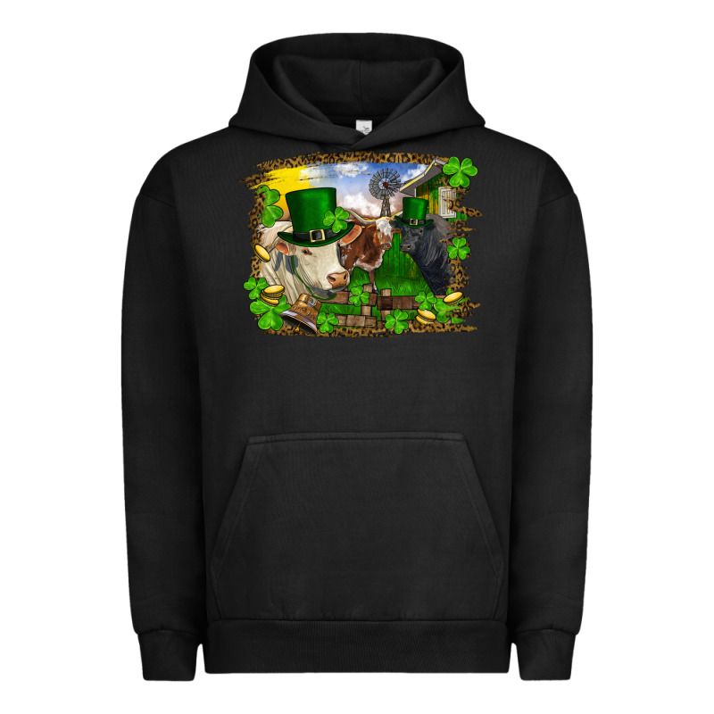 St Patrick's Day Cows Urban Hoodie by RanaPortraitStore | Teevron