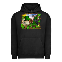 Pigment Black St patrick's day cows Urban Hoodie - RanaPortraitStore