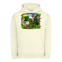 Pigment Pistachio St patrick's day cows Urban Hoodie - RanaPortraitStore