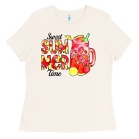 Bone sweet summer time waterolor Ladies Tee - CowCowDesign