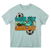 Arona Game day lightning bolt soccer Heavy Core Tee - HowdyJamesFarm