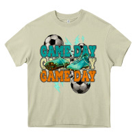Mossy Game day lightning bolt soccer Heavy Core Tee - HowdyJamesFarm